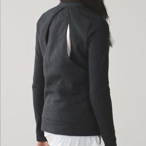 &go Endeavor Long Sleeve, size 2 Heathered Black